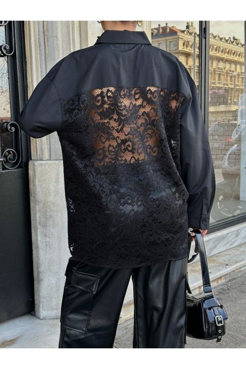Shirt With Lace Back