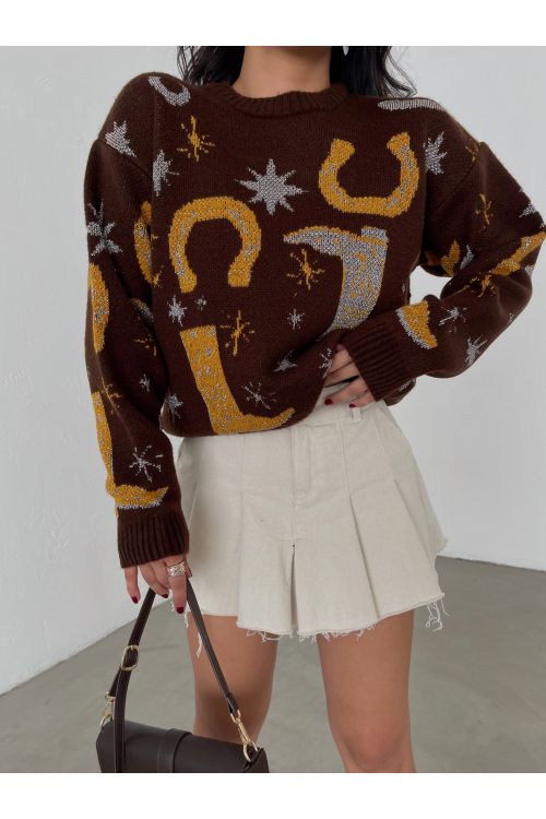 Sweater - Brown
